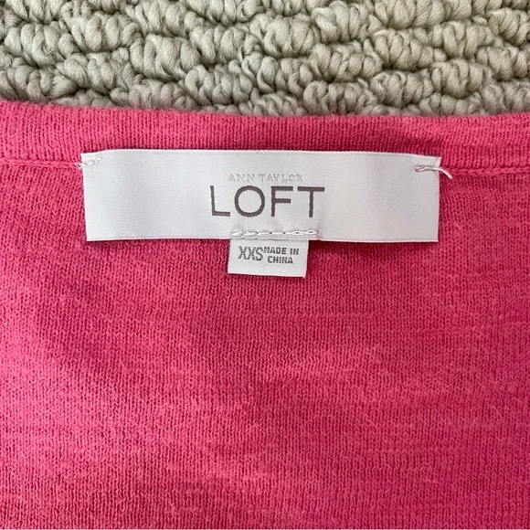 Loft Split Neck Tassel Sweater - Picture 4 of 5